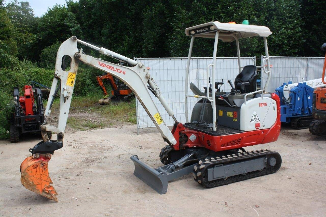 Mini digger Takeuchi TB216 Diesel 15.6hp 2016