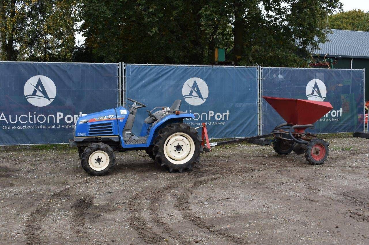 Mini tractor Iseki Sial 17 Diesel with fertilizer spreader