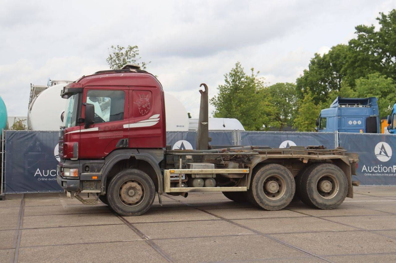 Hooklift system Truck Scania P114CB6X4HZ Diesel 340hp 1999