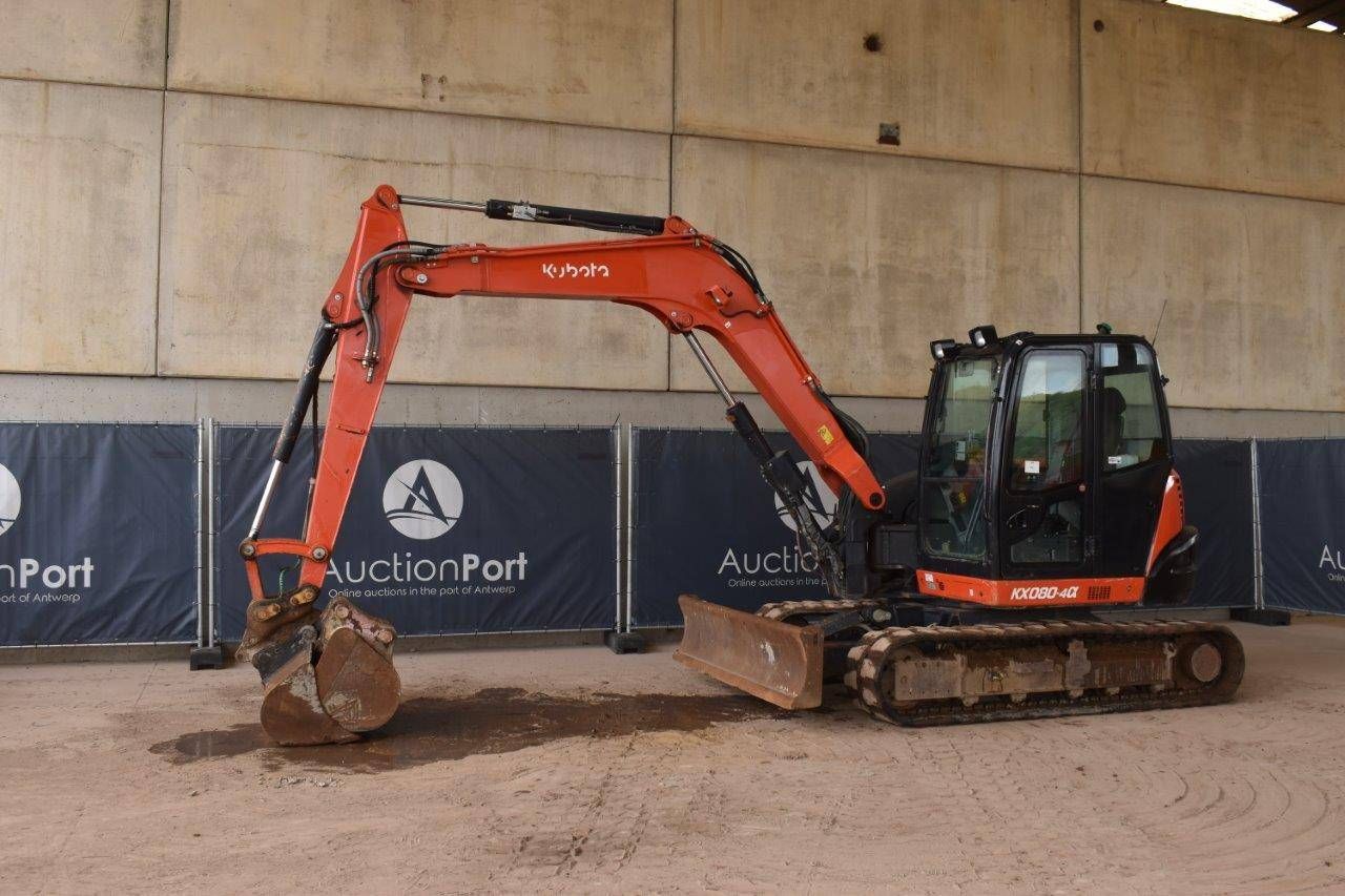 Crawler excavator Kubota KX080-4a Diesel