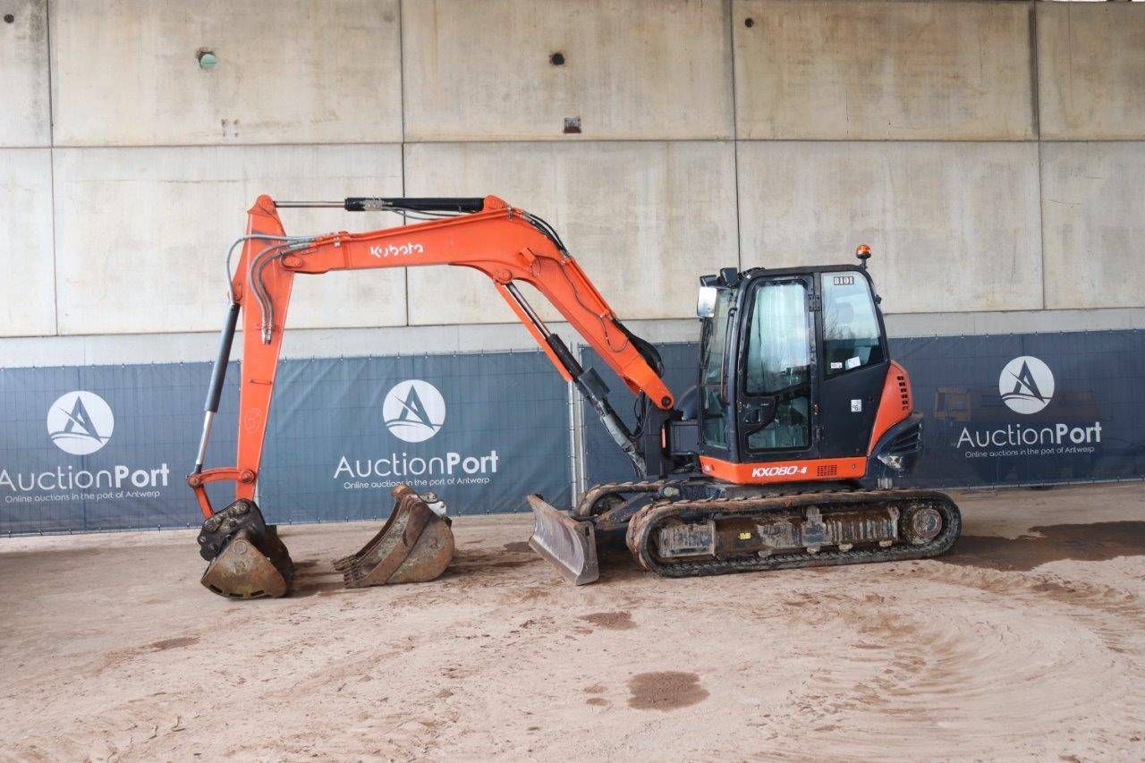 Crawler excavator Kubota KX080-4 Diesel 2016