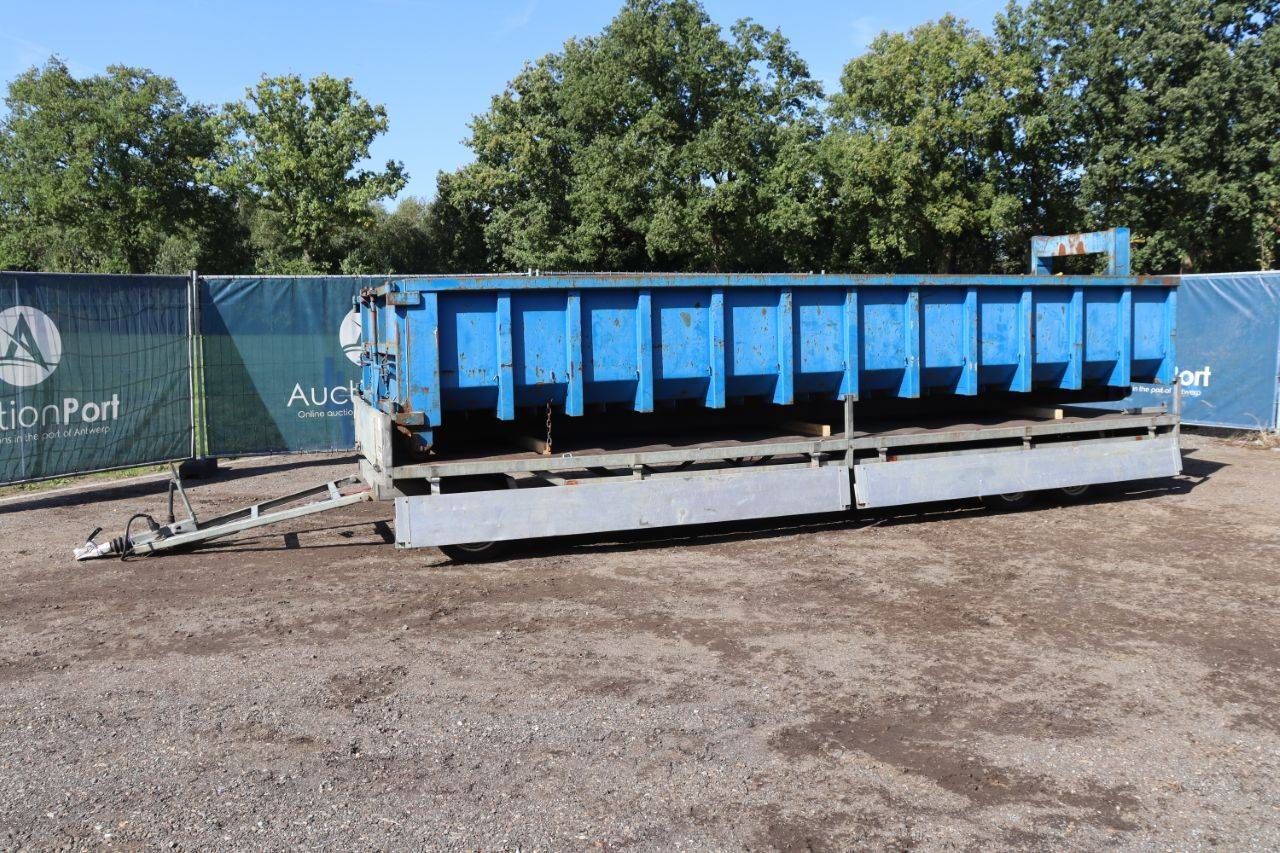 Flatbed trailer Hulco R2 3500kg 2008 without container