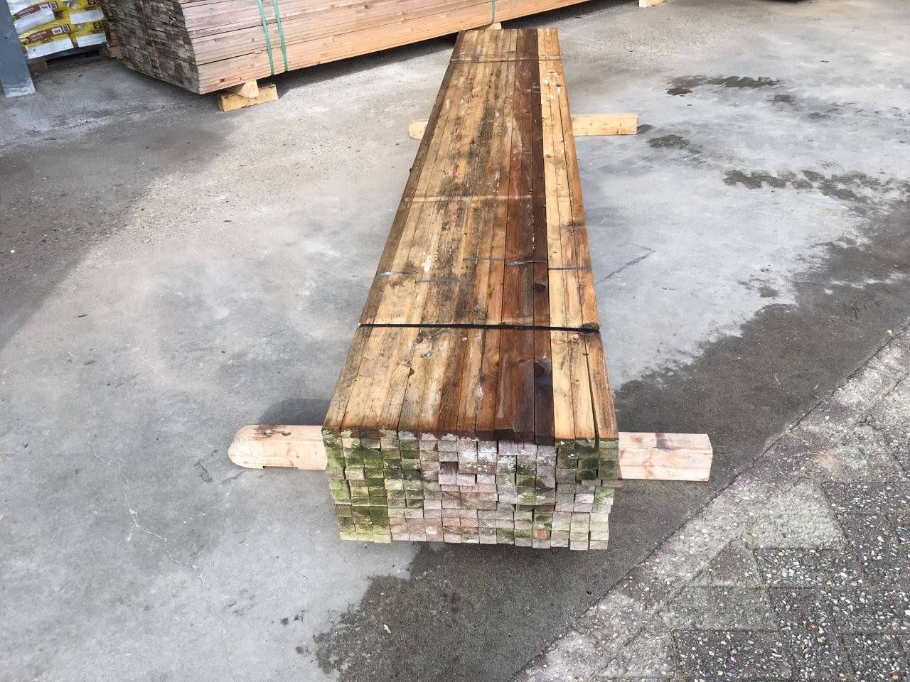 Party Planed Pine Wood Slats 180 pieces