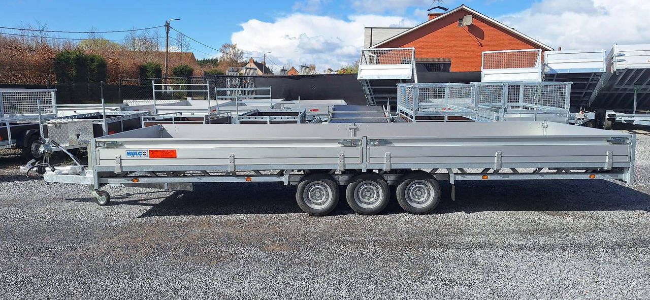 Platte Oplegger Hulco Flatbed utility trailer