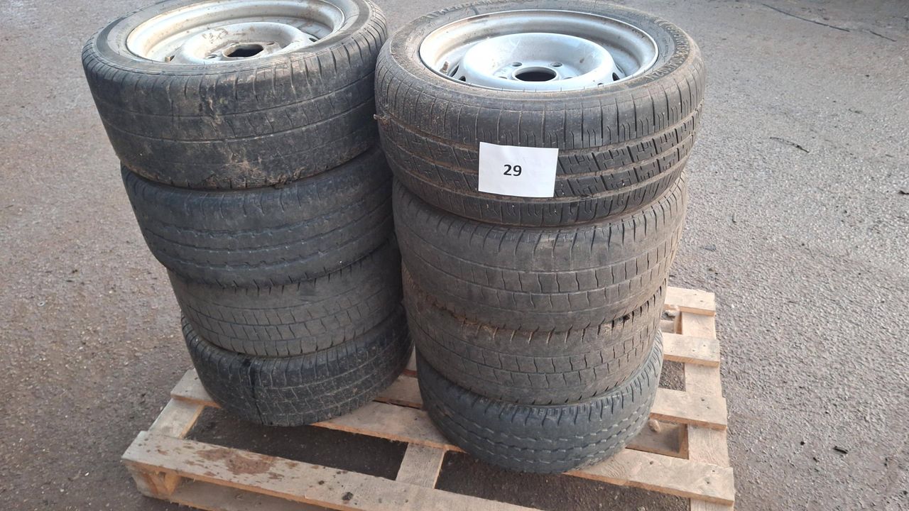 Lot of Tires 195/55R13 with Rim