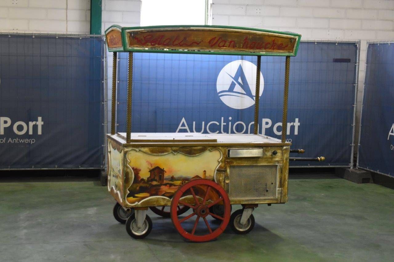Vintage ice cream cart (margin)