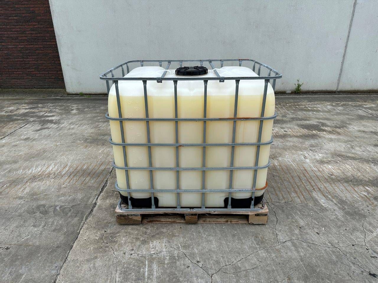 IBC tank with soap