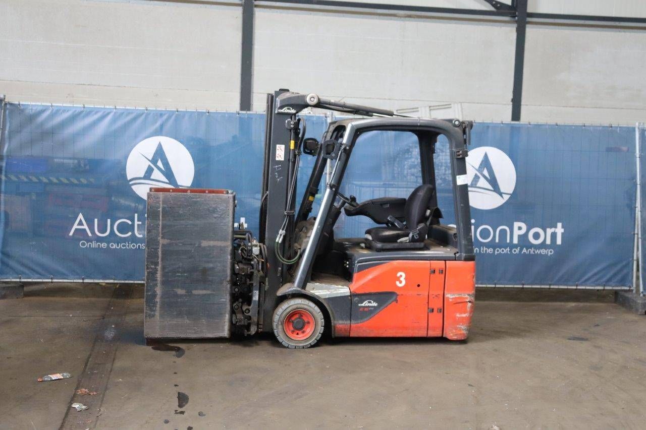 Forklift Linde E16-02 with climb Electric 1600kg 2.35m 2018