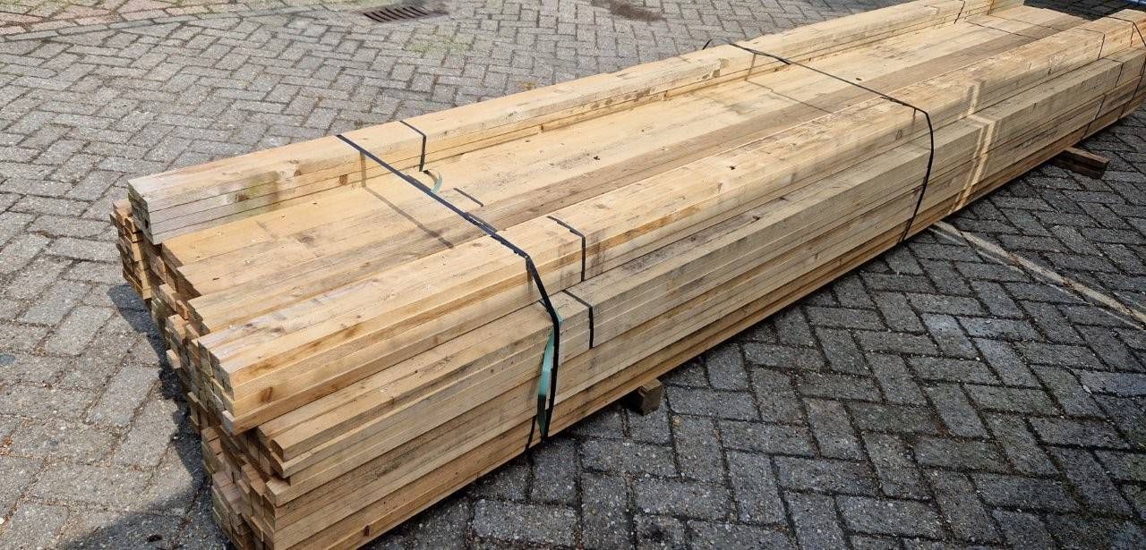 Batch of Planed Pine Wood 312 pieces