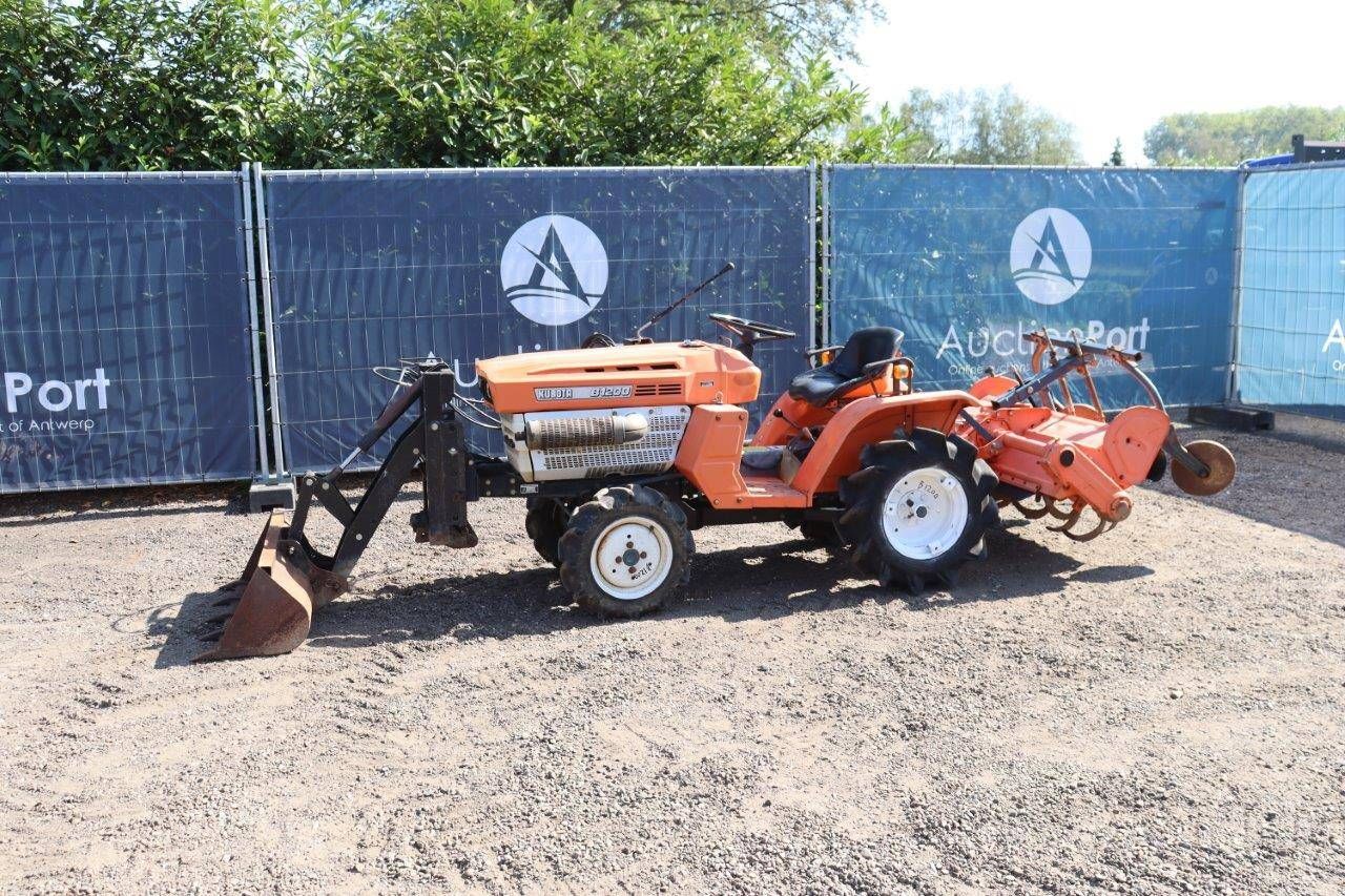 Mini tractor Kubota B1200 Diesel 12hp with front loader and rotary tiller