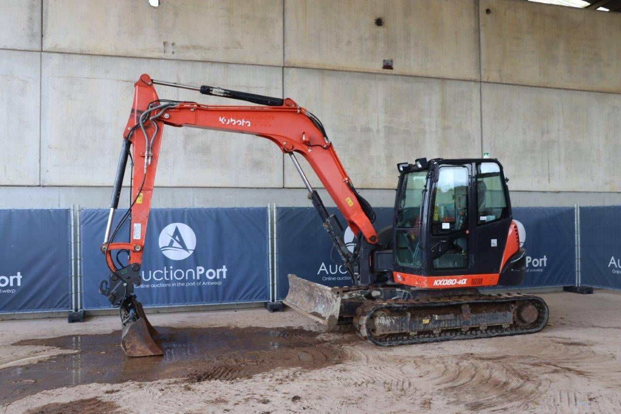 Crawler excavator Kubota KX080-4a Diesel 63hp 2019