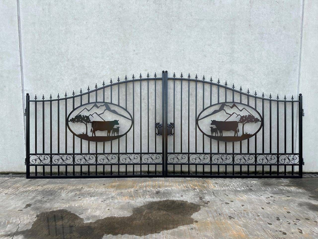Gate Cow Design 6000mm New
