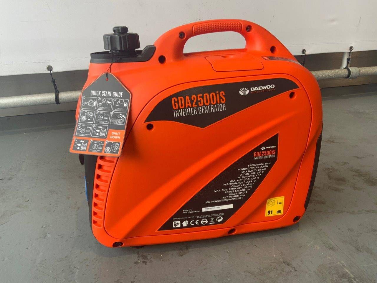 Generator Daewoo GDA2500iS Petrol 2200W 2023 New