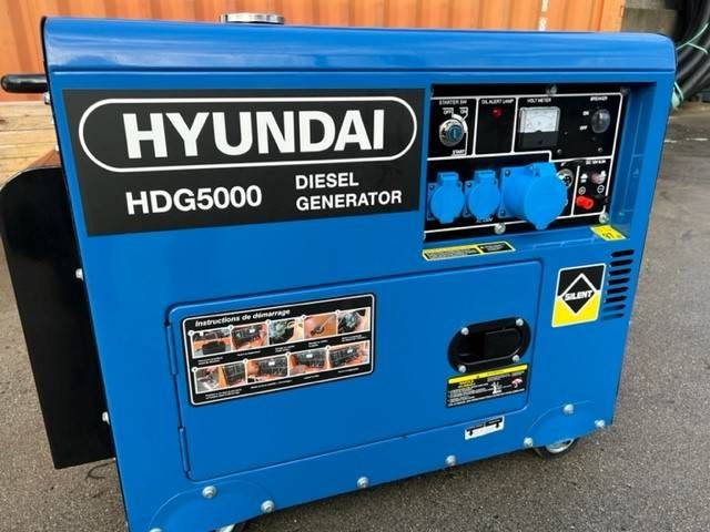 Generator Hyundai HDG5000 Diesel 5kVA New