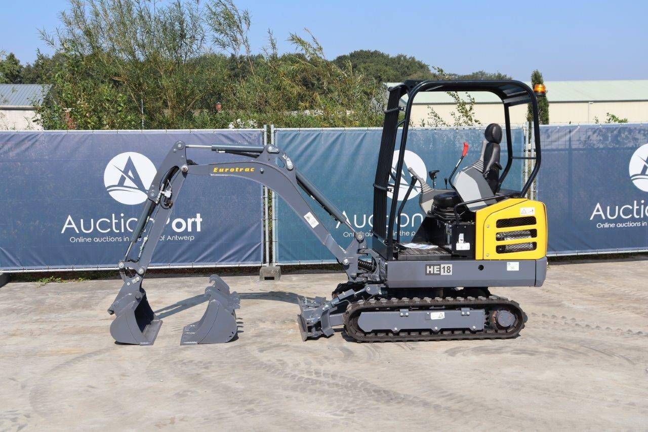 Mini excavator Eurotrac HE18 Diesel 19hp 2022 New
