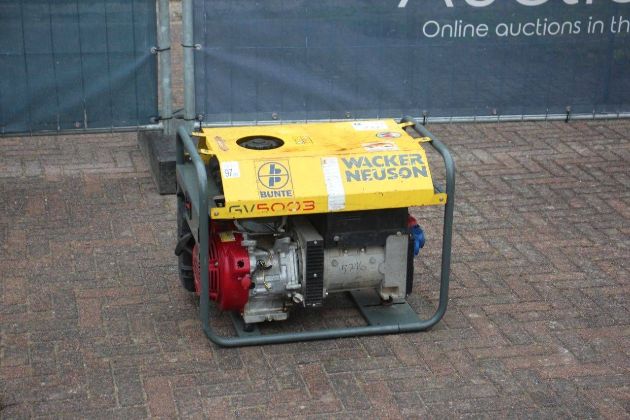 Wacker Neuson GV5003 Gasoline Generator 2020