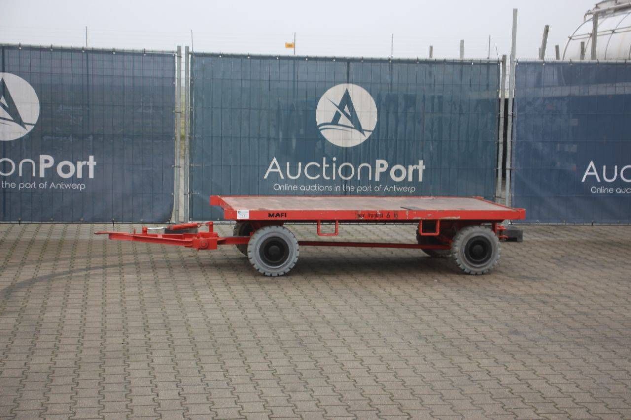 Flatbed Trailer MAFI 1060 6000kg 2016