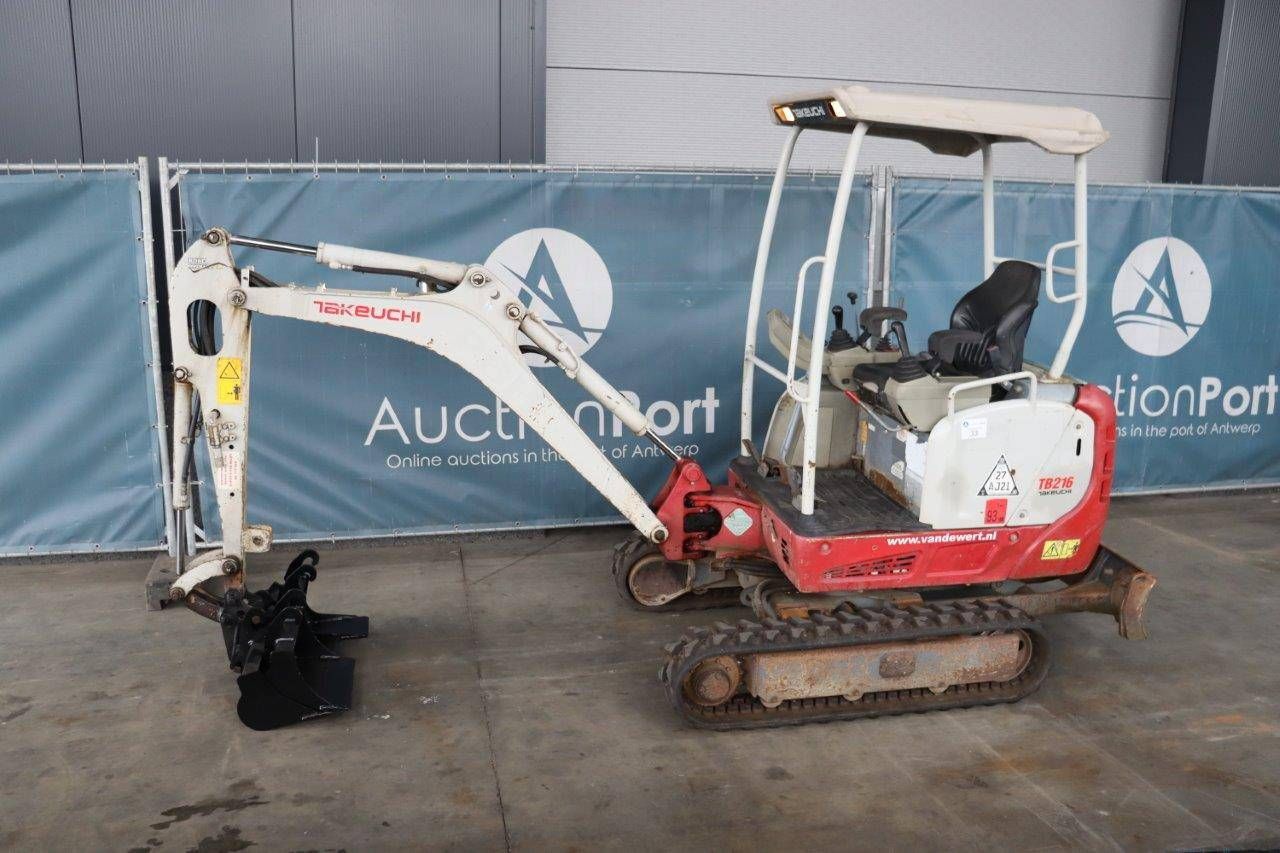 Mini digger Takeuchi TB216 Diesel