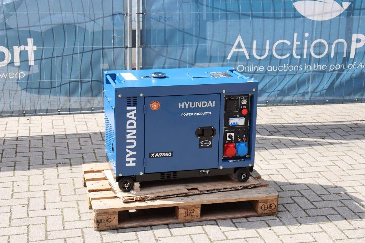 Generator Hyundai XA9850 Diesel 7.9kVA 400V New