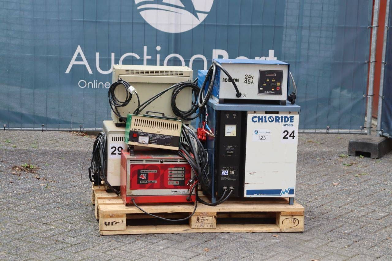 Lot of Battery Chargers for Forklifts
