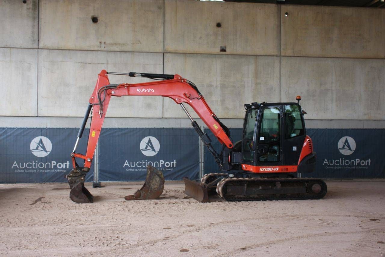 Crawler excavator Kubota KX080-4α Diesel 46.5kW 2019
