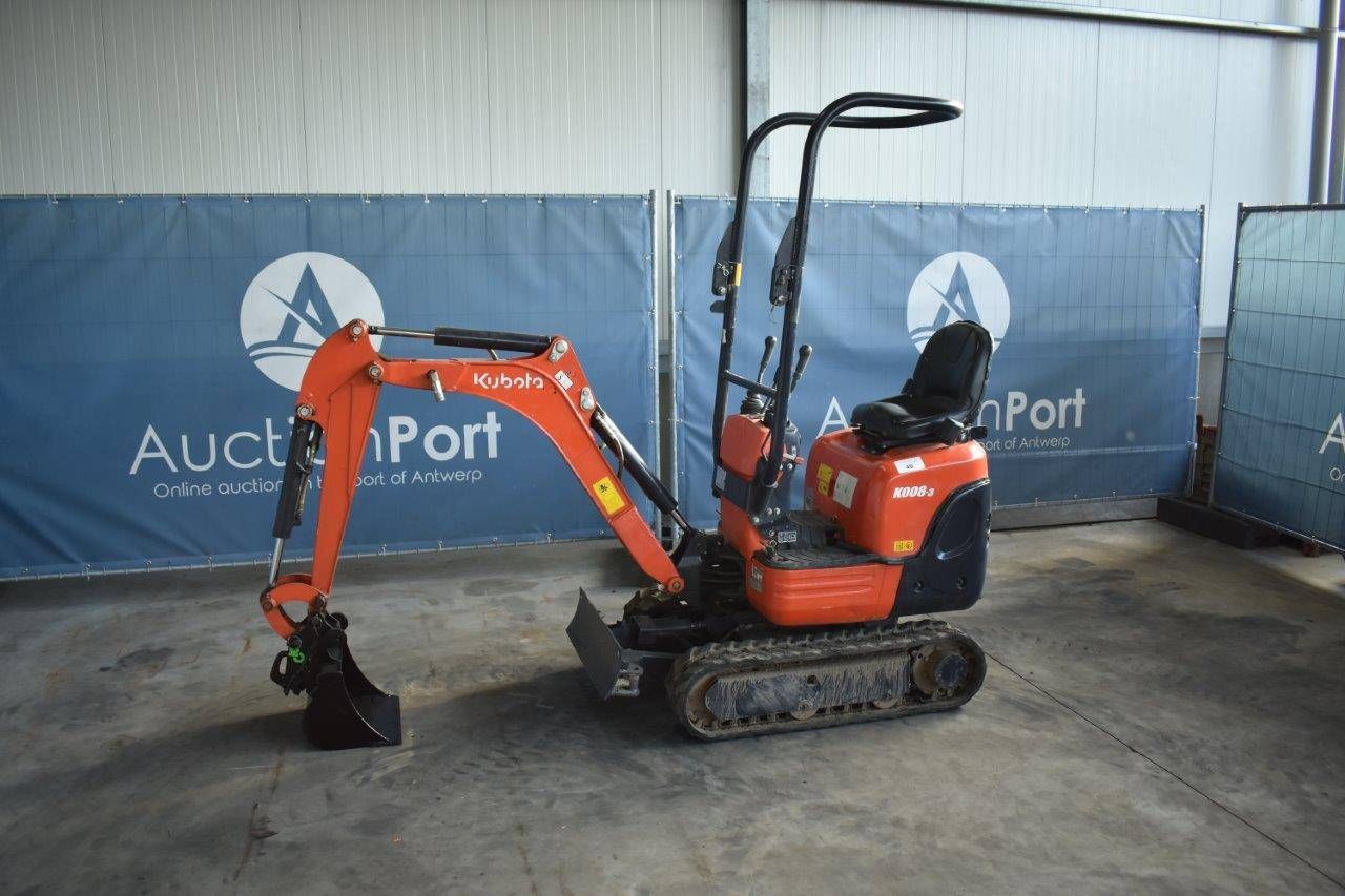 Minigraver Kubota K008-3 Diesel