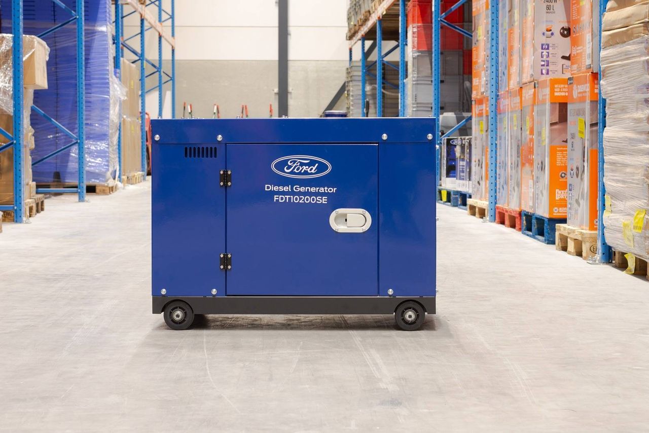 Generatore diesel Ford FDT10200SE da 7,9 kVA, anno 2026, nuovo.