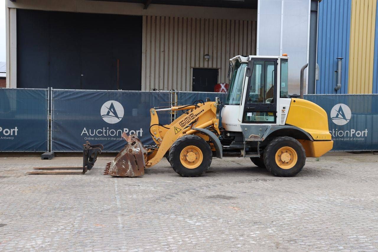 Pala gommata diesel Liebherr L506 da 42 kW, anno 2007
