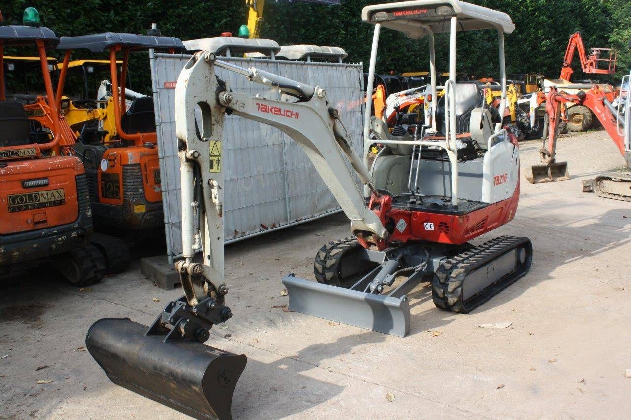 Mini digger Takeuchi TB216 Diesel 15.6hp 2017