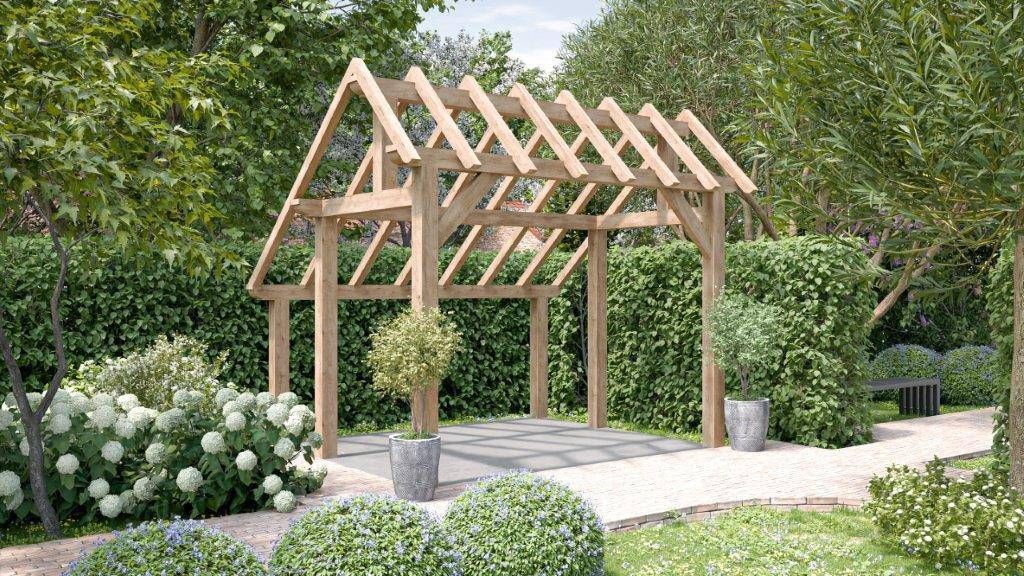 Houten bijgebouw Manon - Douglas