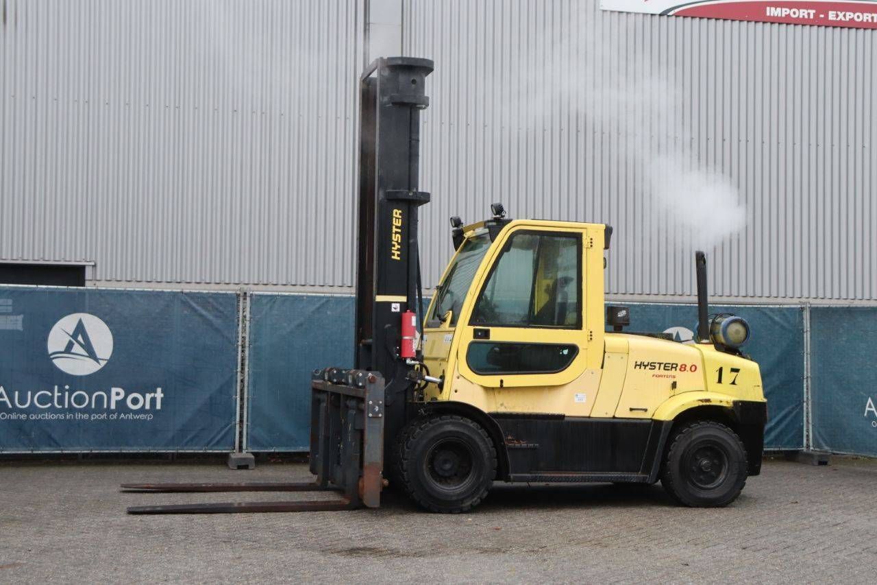 Forklift Hyster H8.0FT LPG 8000kg 5.46m 2010