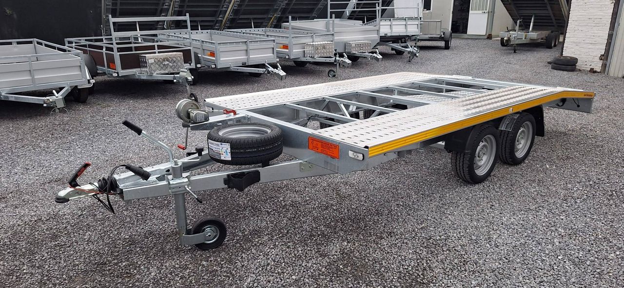 Autotransporter aanhangwagen Nh Flatbed car trailer