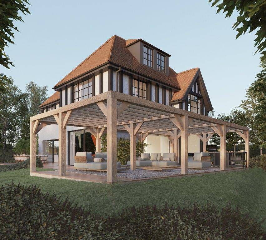 Houten bijgebouw Florence - Amerikaanse eik