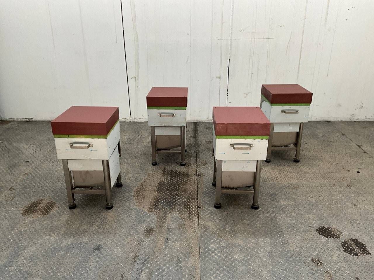 Partij Snijblok met Afvalbak (4x)