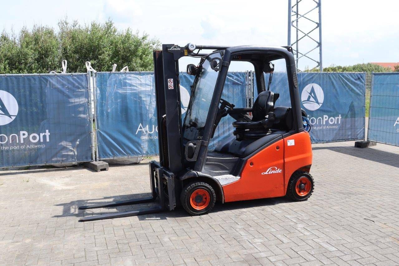 Forklift Linde H14T-01 LPG 1400kg 3.95m 2014