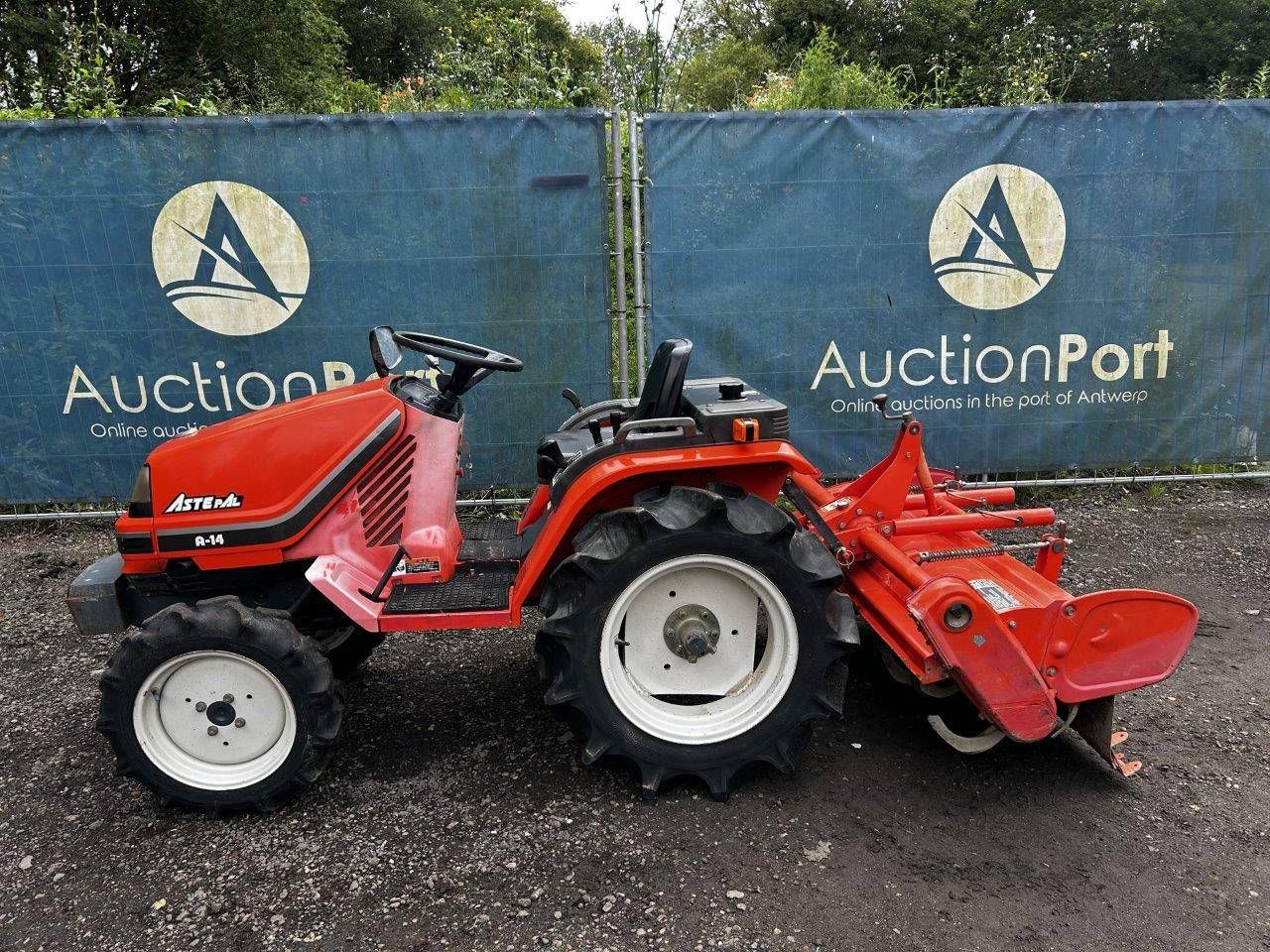 Mini tractor Kubota Aste A-14 Diesel with cultivator