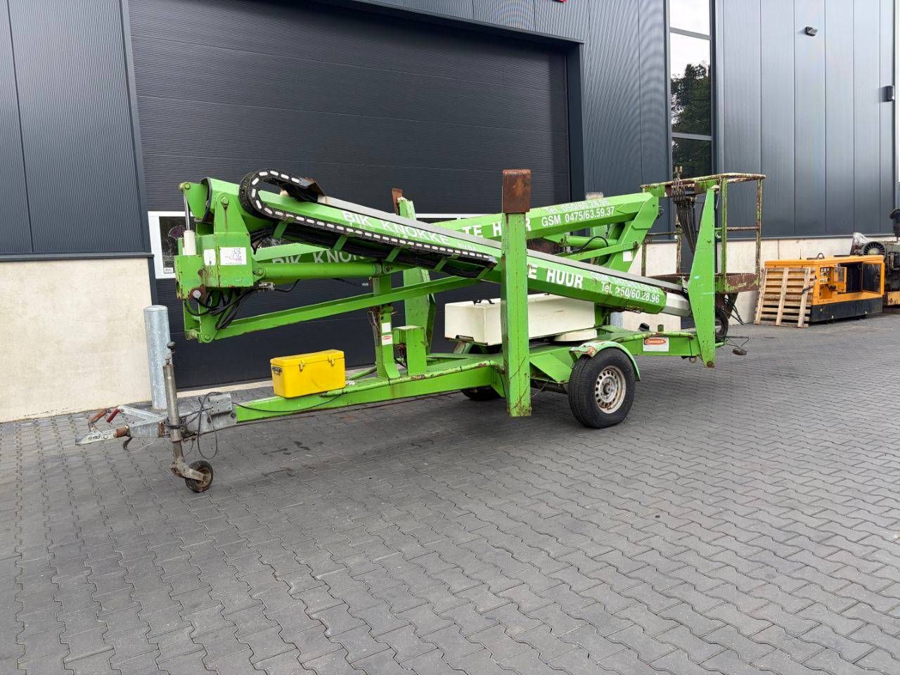 Trailer-mounted aerial work platform Niftylift 170HE 1999