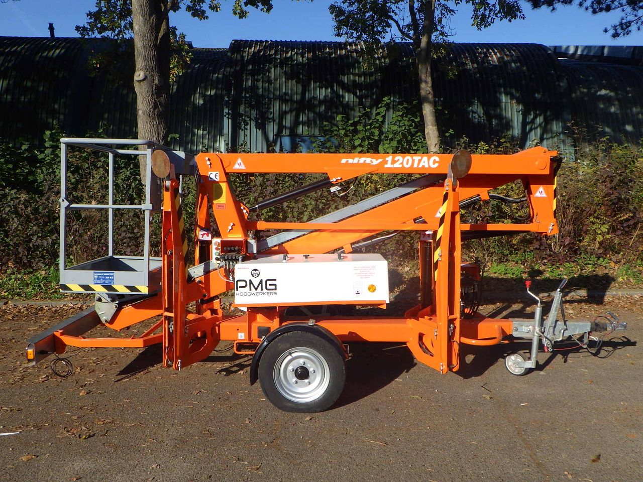 Trailer mounted aerial platform Nifty 120TAC Electric 12.20m 2015