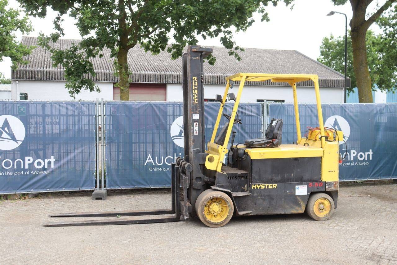 Carrello elevatore elettrico Hyster E5.50XL 4840 kg 4,05 m 2000