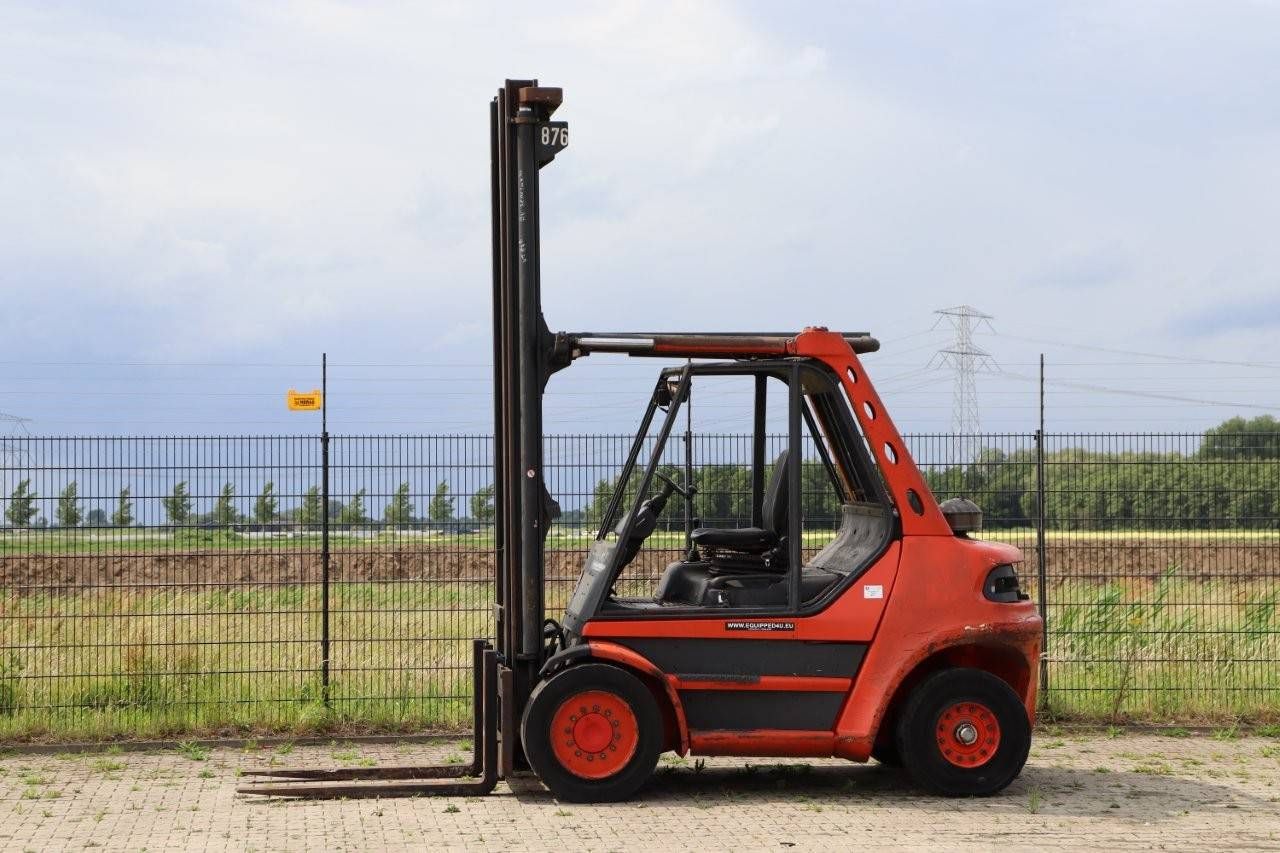 Linde H80D-03 FORKLIFT 8000KG duplex 6 cyl. Deutz diesel 6,256hrs