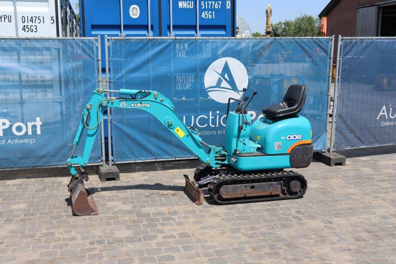Minigraver Kubota K-008 Diesel 10pk 2002