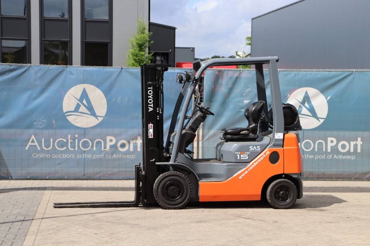Forklift Toyota 02-8FGF18 LPG 1550kg 4.3m 2008