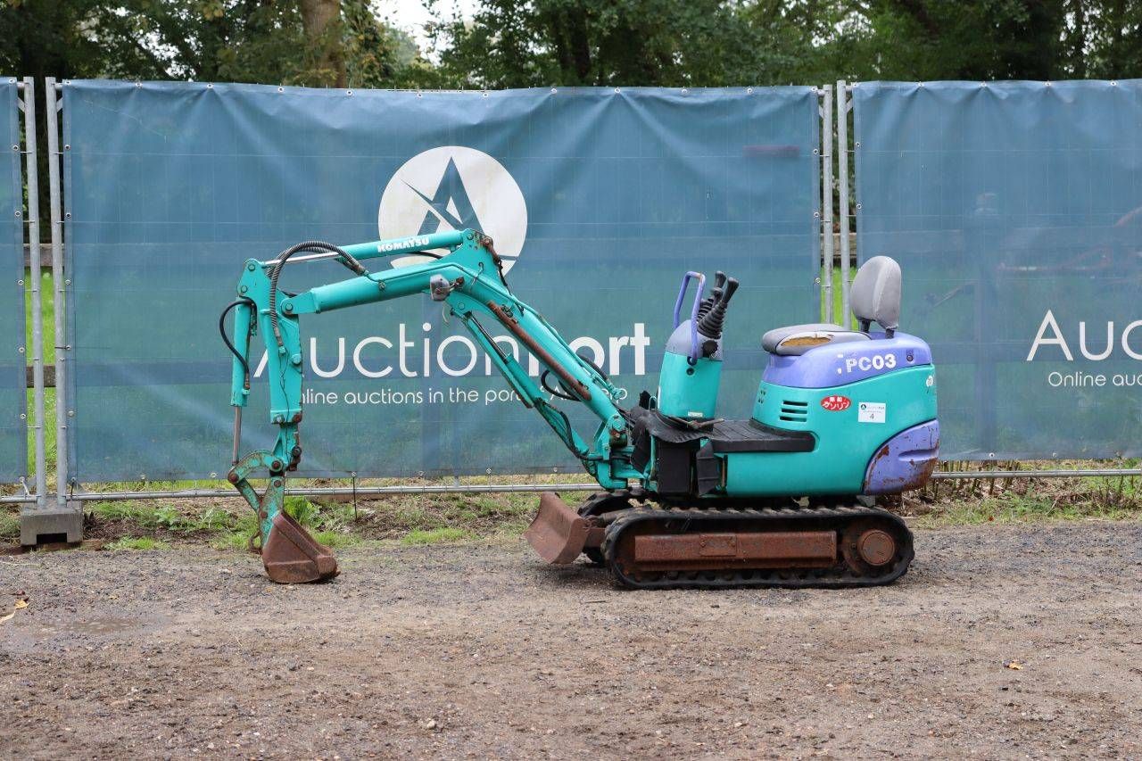 Minibagger Komatsu PC03-2 Benzin 12 PS