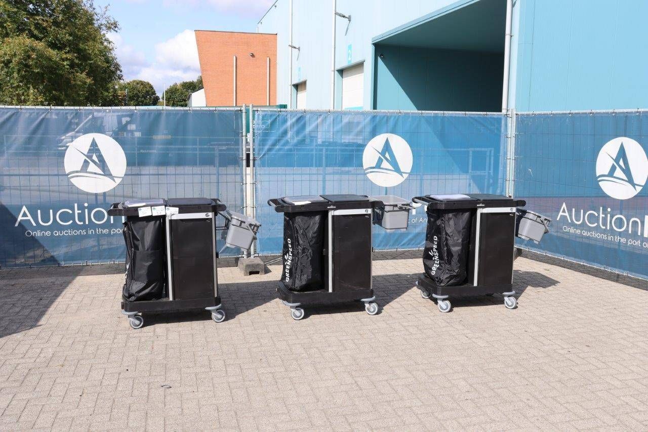 Cleaning Trolleys Greenspeed 3 pieces