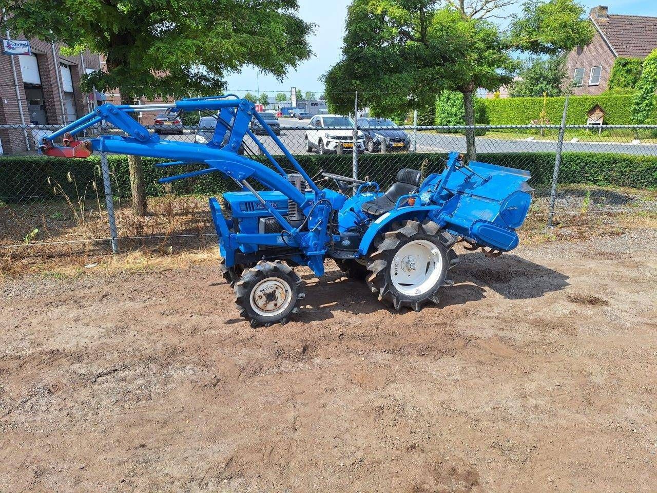 Mini tractor Iseki 1510 Diesel 15hp with front loader and rotary tiller
