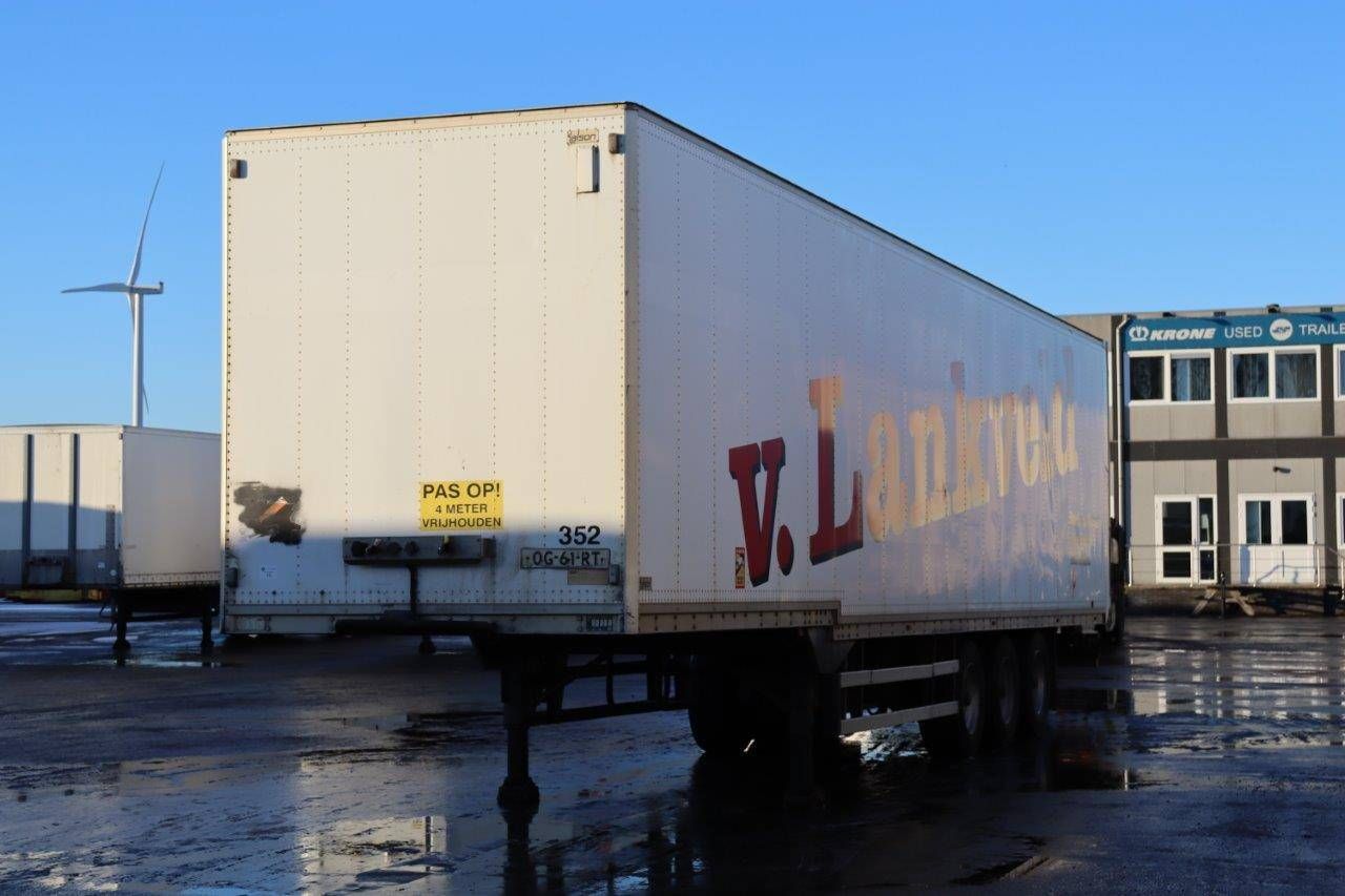 Closed Semi-trailer Talson F 1227 2001