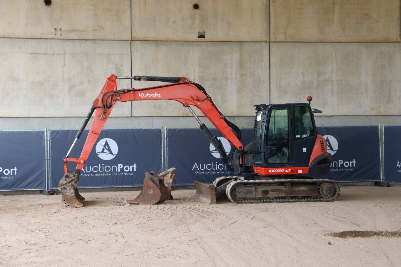 Crawler excavator Kubota KX080-4a Diesel 2017