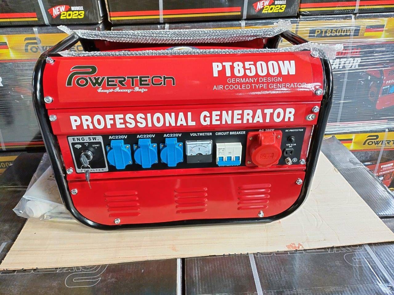 Generator Powertech PT8500W Gasoline New