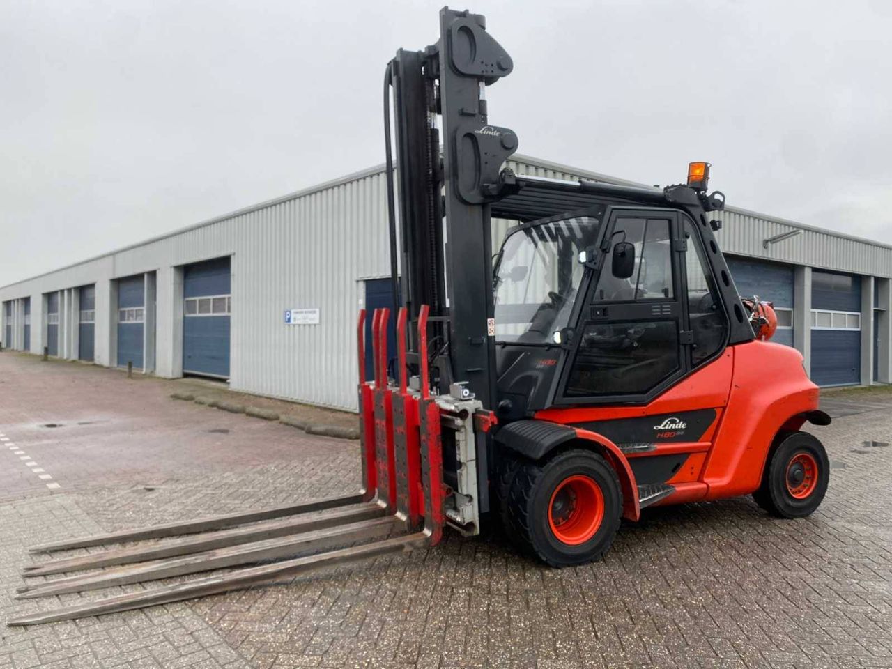 Forklift Linde H80T-03/900 LPG 8000kg 6500m 2019