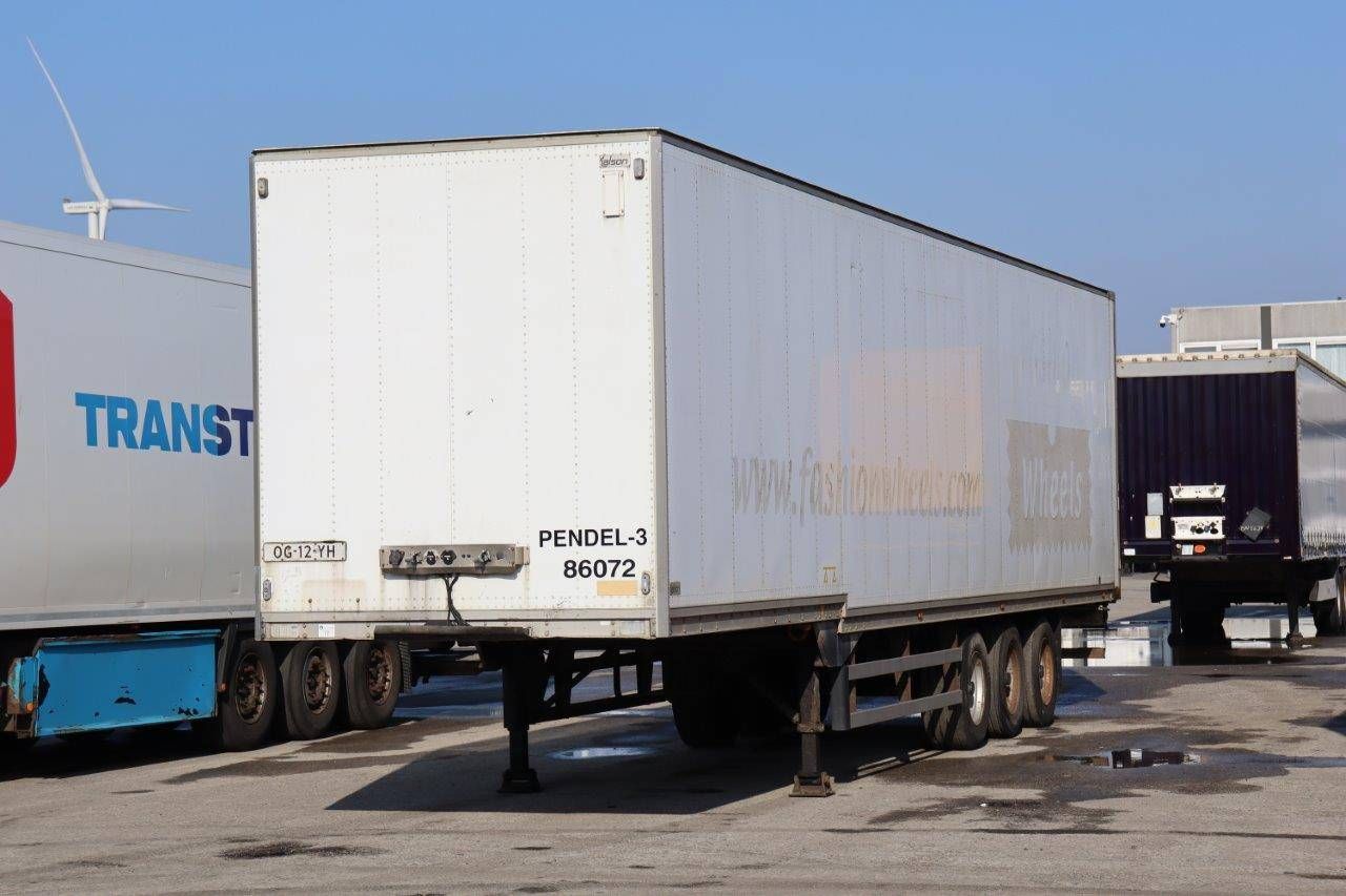 Closed Semi-trailer Talson D1227 2002